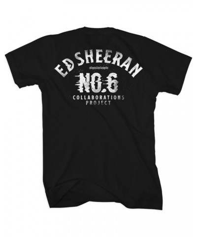 Ed Sheeran No.6 Collaborations Project Pop Up Glitch Black T-Shirt $11.89 Shirts