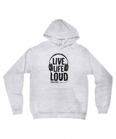 Music Life Hoodie | Live Life Loud Hoodie $14.96 Sweatshirts