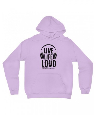 Music Life Hoodie | Live Life Loud Hoodie $14.96 Sweatshirts