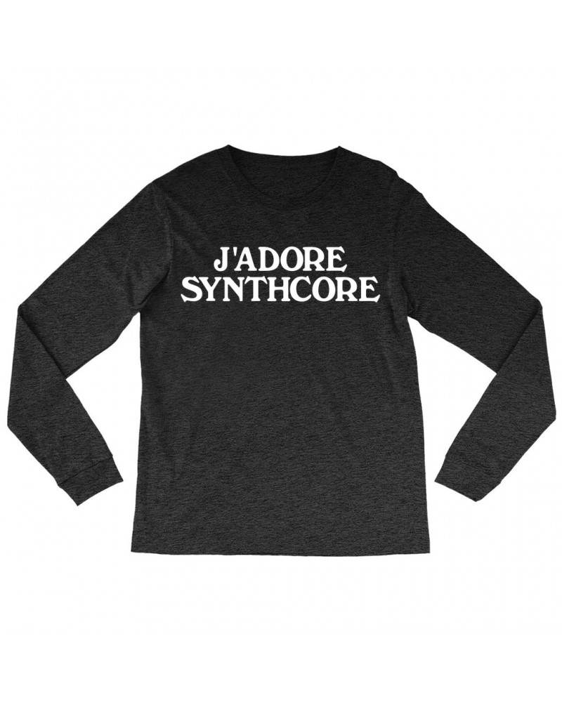 Music Life Long Sleeve Shirt | J'Adore Synthcore Shirt $6.12 Shirts