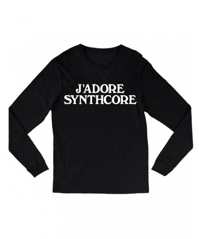 Music Life Long Sleeve Shirt | J'Adore Synthcore Shirt $6.12 Shirts