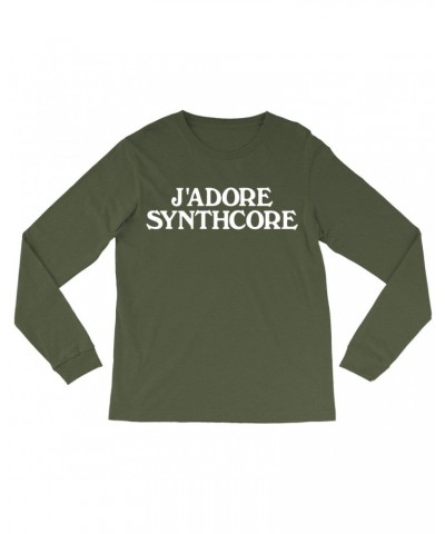 Music Life Long Sleeve Shirt | J'Adore Synthcore Shirt $6.12 Shirts