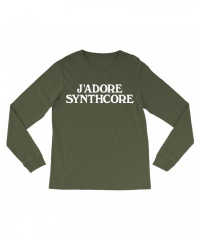 Music Life Long Sleeve Shirt | J'Adore Synthcore Shirt $6.12 Shirts