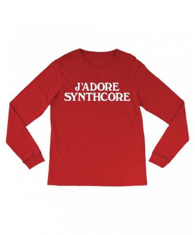 Music Life Long Sleeve Shirt | J'Adore Synthcore Shirt $6.12 Shirts