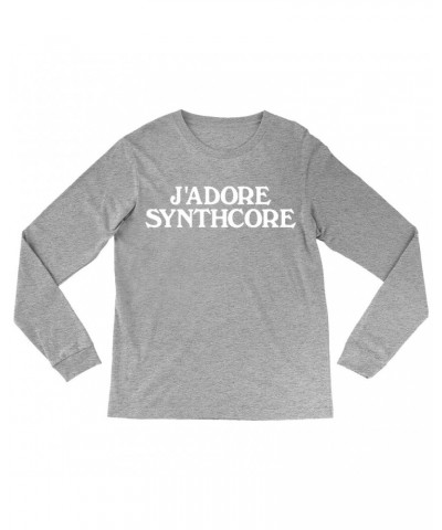 Music Life Long Sleeve Shirt | J'Adore Synthcore Shirt $6.12 Shirts