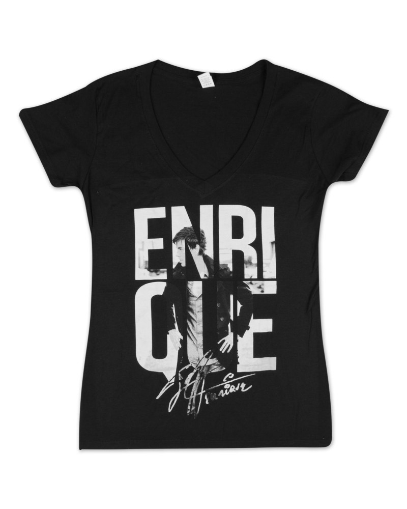 Enrique Iglesias 2015 ENRIQUE V-Neck T-Shirt $9.35 Shirts