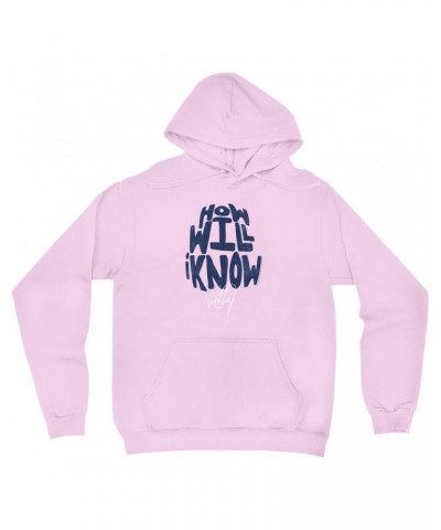 Whitney Houston Hoodie | How Will I Know Navy Design Distressed Hoodie $13.10 Sweatshirts