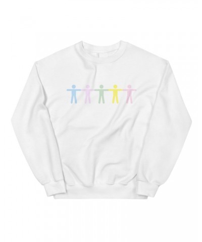 Jordan Suaste GRADIENT BODY WHITE CREWNECK $5.54 Sweatshirts