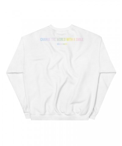 Jordan Suaste GRADIENT BODY WHITE CREWNECK $5.54 Sweatshirts