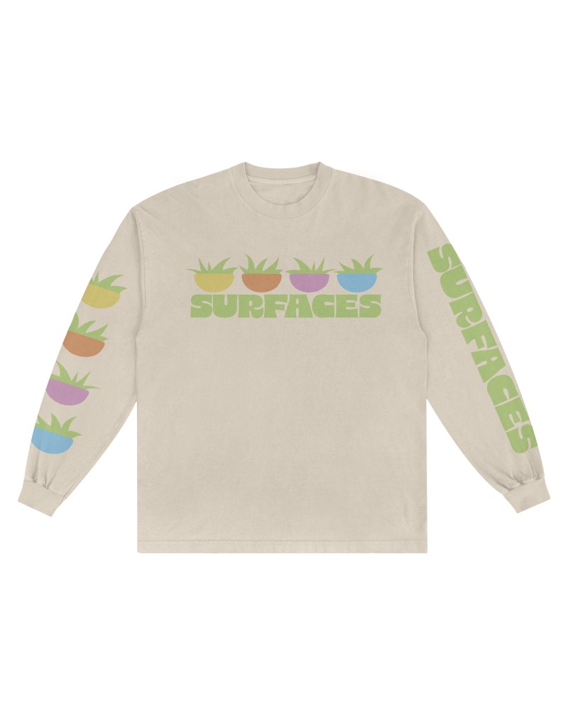 Surfaces Where The Light Is Tan Long Sleeve $5.75 Shirts