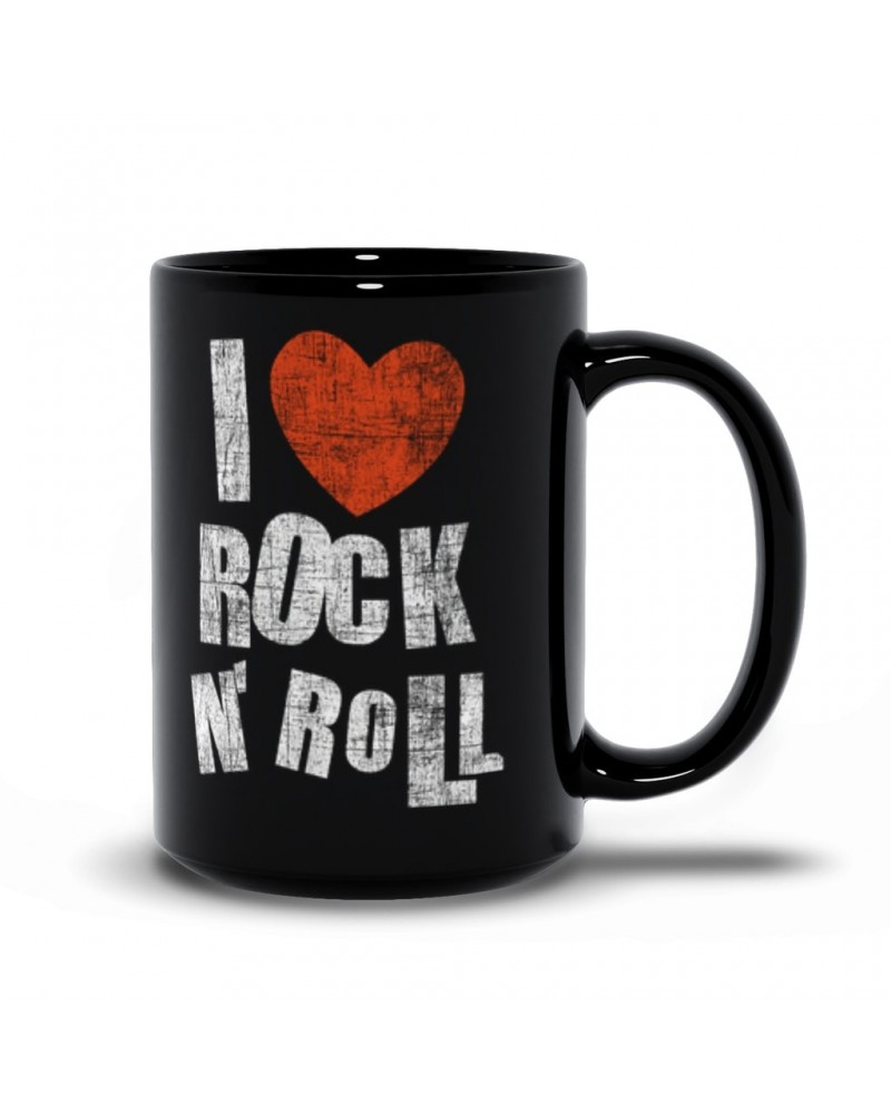 Music Life Mug | I Heart Rock n' Roll Mug $8.06 Drinkware