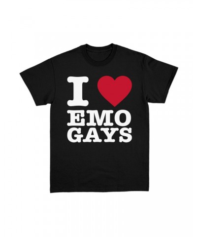 Miles McKenna I 3 Emo Gays Black T-Shirt $4.81 Shirts