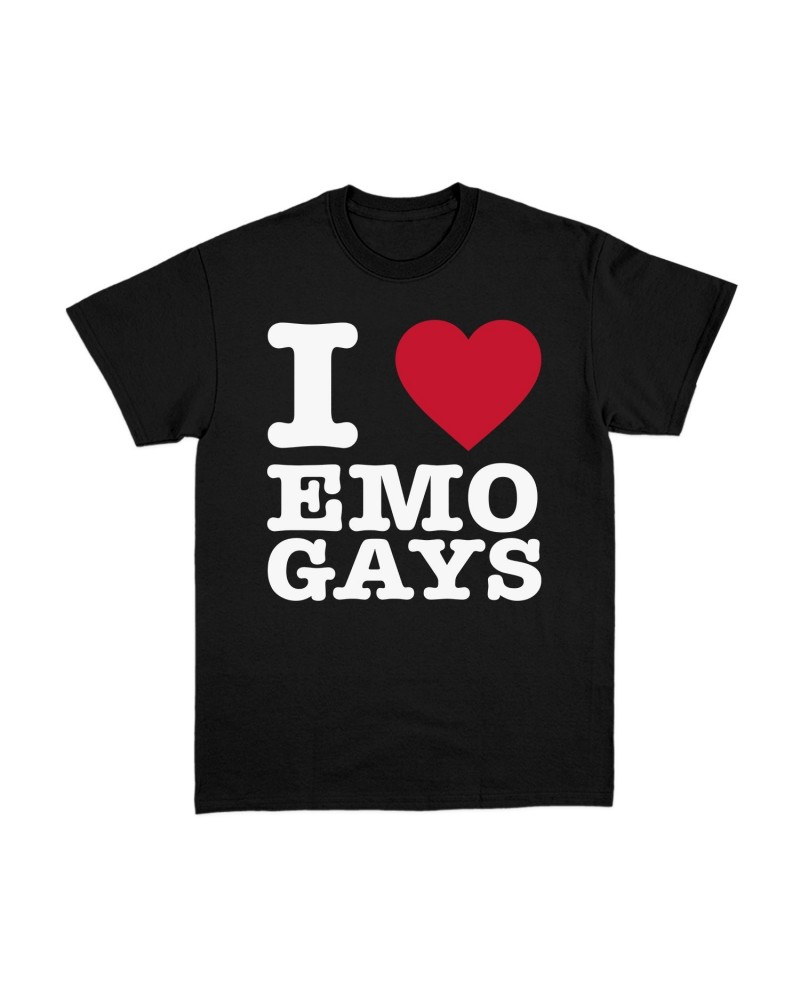 Miles McKenna I 3 Emo Gays Black T-Shirt $4.81 Shirts