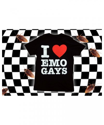 Miles McKenna I 3 Emo Gays Black T-Shirt $4.81 Shirts