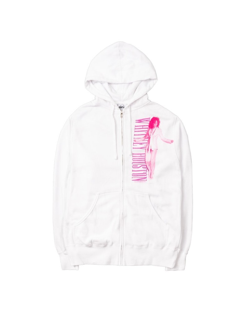 Whitney Houston Silhouette Zip Hoodie $12.29 Sweatshirts