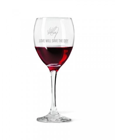 Whitney Houston Love Will Save The Day Laser- Etched Wine Glass $6.64 Drinkware