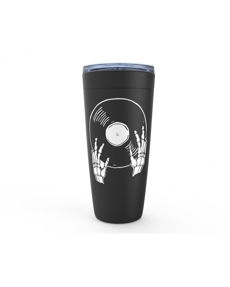 Music Life Viking Tumbler | Skeletons Spin Vinyl Too Tumbler $7.77 Drinkware