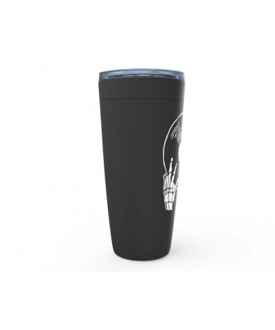 Music Life Viking Tumbler | Skeletons Spin Vinyl Too Tumbler $7.77 Drinkware