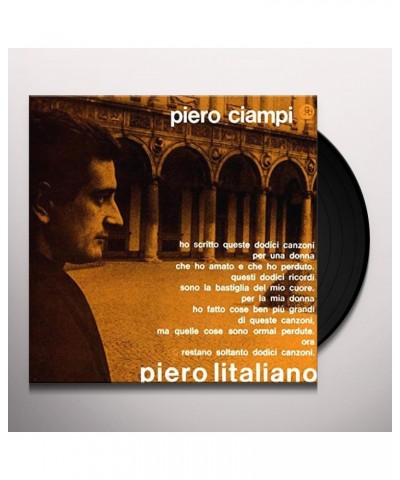 Piero Ciampi PIERO L'ITALIANO Vinyl Record $5.30 Vinyl