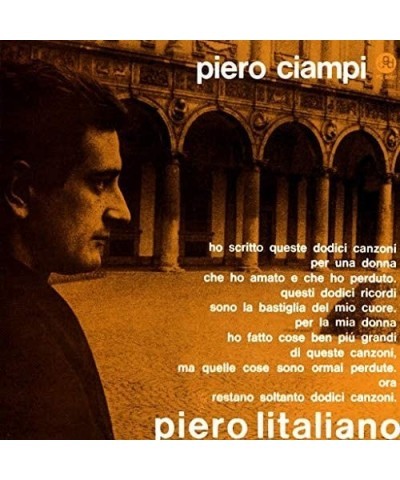 Piero Ciampi PIERO L'ITALIANO Vinyl Record $5.30 Vinyl