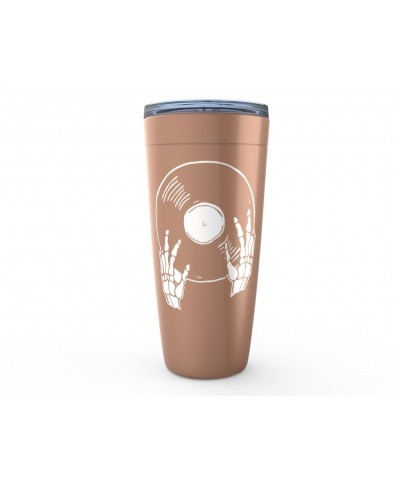 Music Life Viking Tumbler | Skeletons Spin Vinyl Too Tumbler $7.77 Drinkware