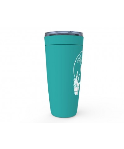 Music Life Viking Tumbler | Skeletons Spin Vinyl Too Tumbler $7.77 Drinkware