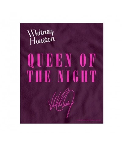 Whitney Houston Queen of the Night Fleece Blanket $8.87 Blankets