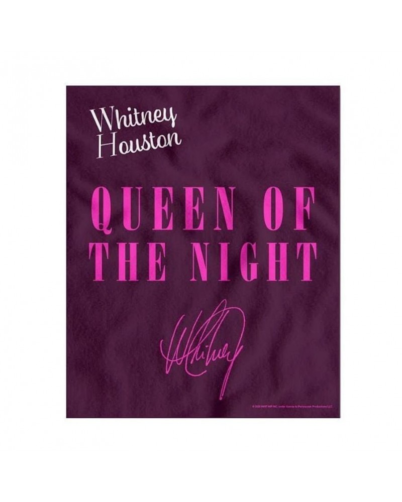 Whitney Houston Queen of the Night Fleece Blanket $8.87 Blankets