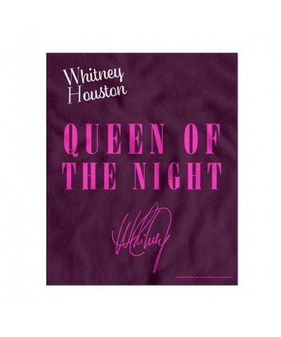 Whitney Houston Queen of the Night Fleece Blanket $8.87 Blankets