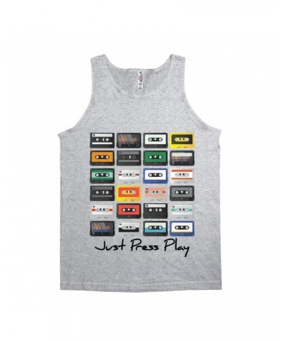 Music Life Unisex Tank Top | Just Press Play Shirt $12.89 Shirts