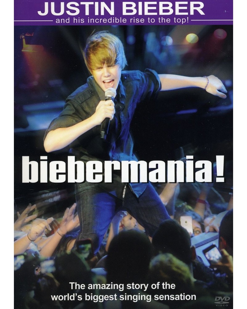 Justin Bieber BIEBERMANIA DVD $6.47 Videos