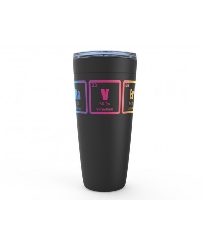 Music Life Viking Tumbler | Raver Periodic Table Ombre Design Tumbler $5.97 Drinkware